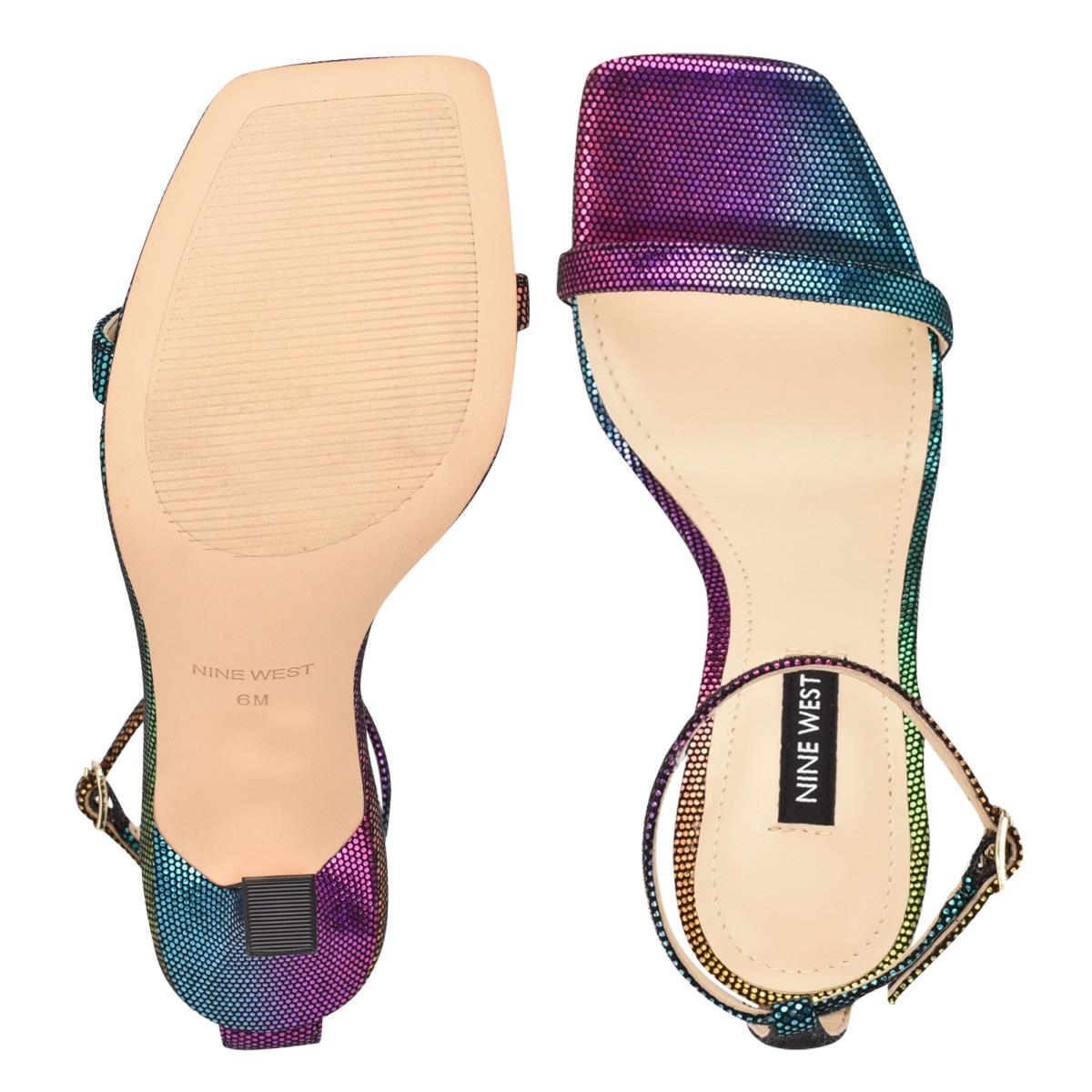 Sandalias Con Tiras Nine West Yess Ankle Mujer Multicolor | 9403YUEFC