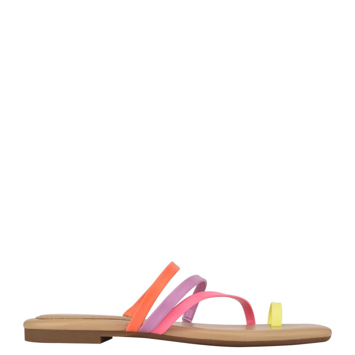 Sandalias Deslizantes Nine West Darbie Planos Puntera Ring Mujer Multicolor | 1926DZQIP