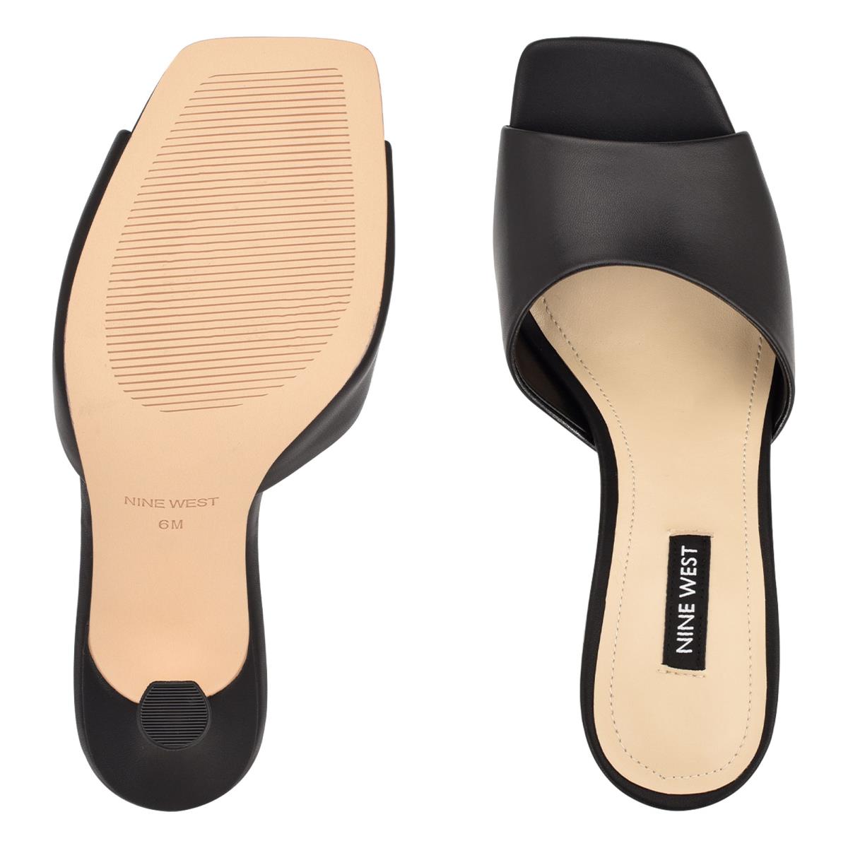 Sandalias Deslizantes Nine West Perfact Tacón Mujer Negras | 9147ZBNSE