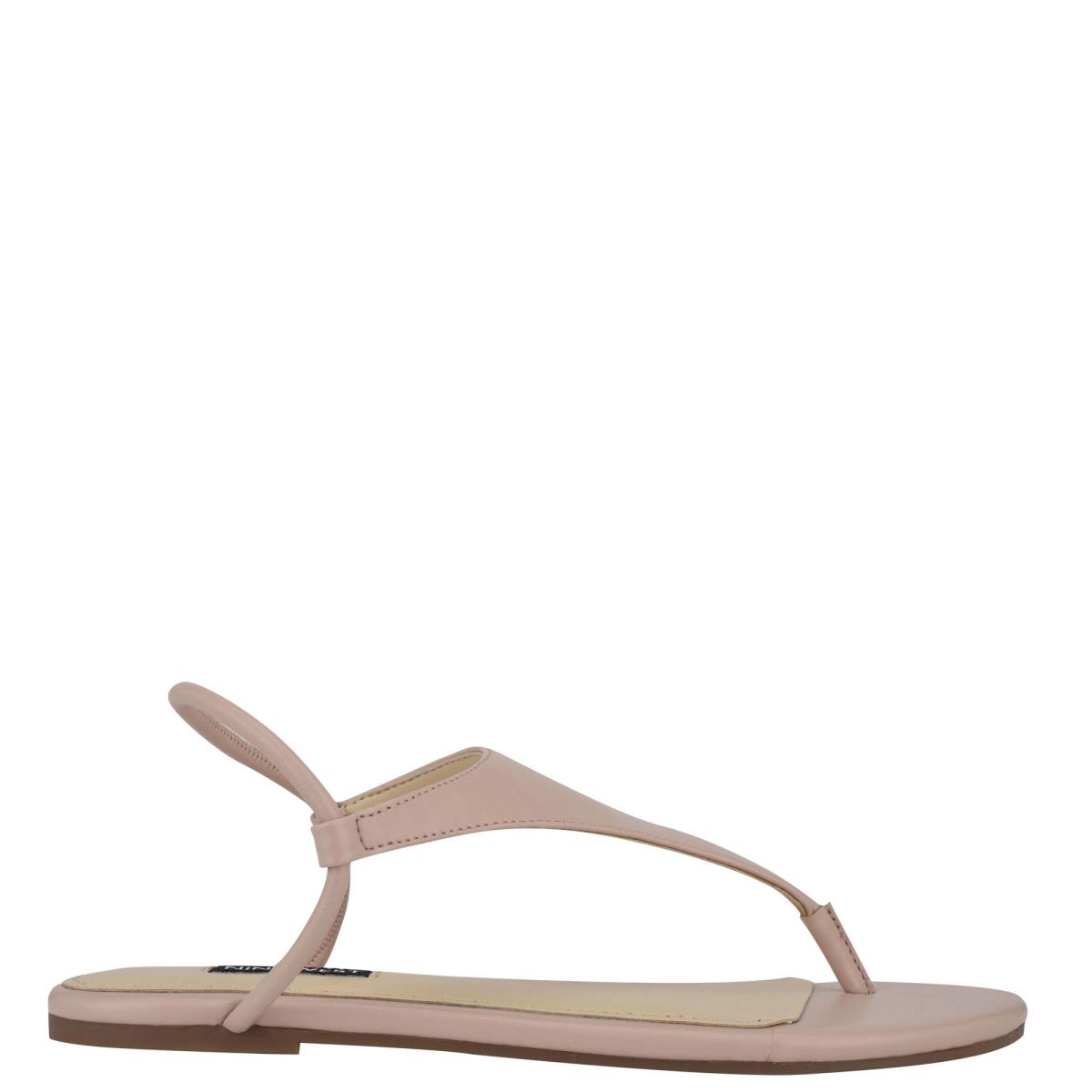 Sandalias Planas Nine West Braydin Stretch Mujer Beige | 2168NYUHB