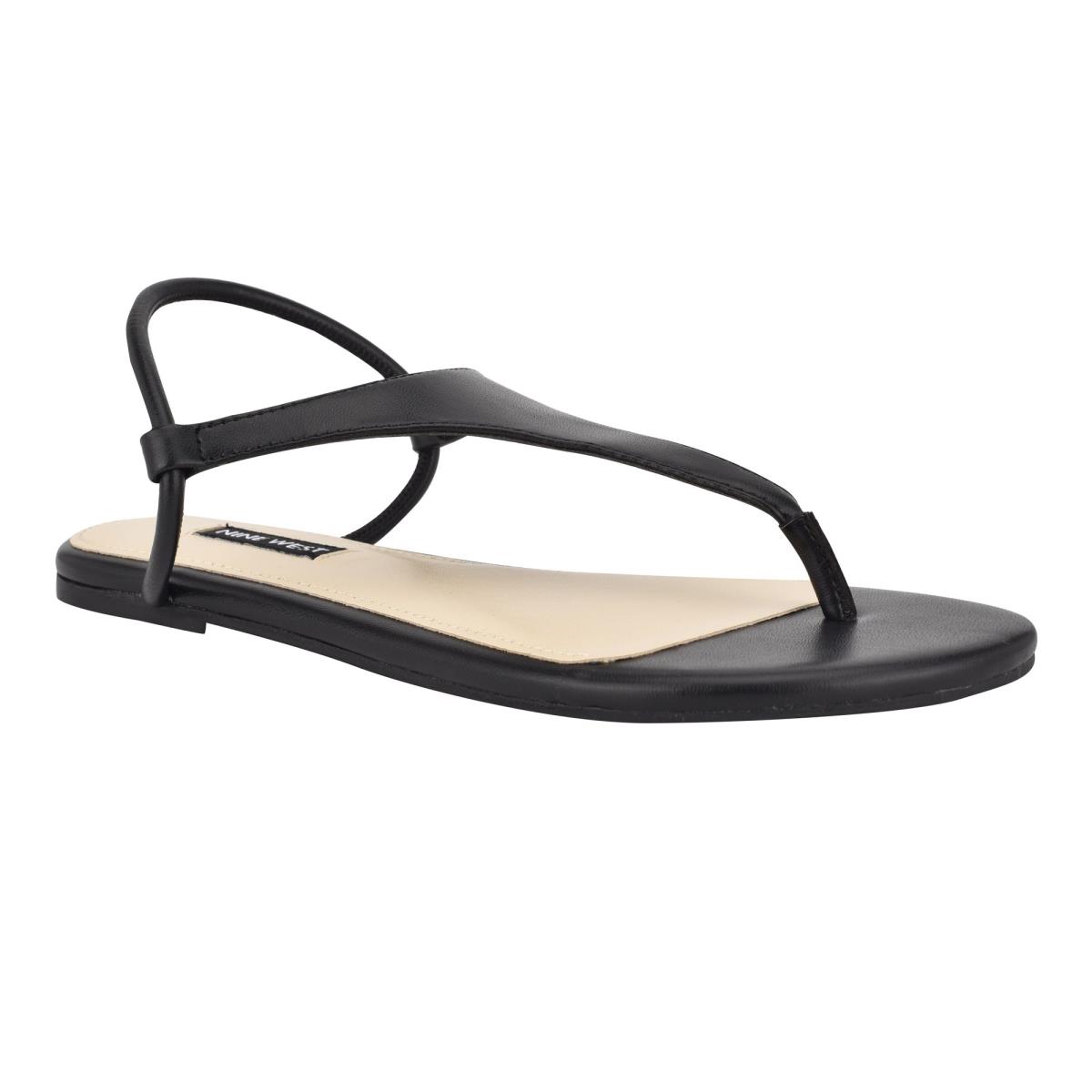 Sandalias Planas Nine West Braydin Stretch Mujer Negras | 4257KRDJZ