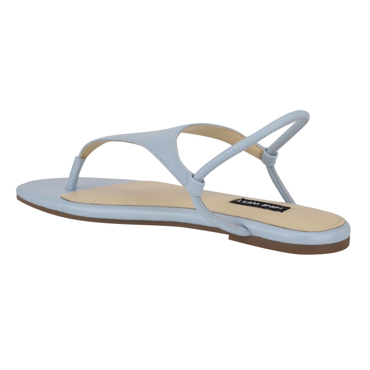 Sandalias Planas Nine West Braydin Stretch Mujer Azules | 9425VYZIS