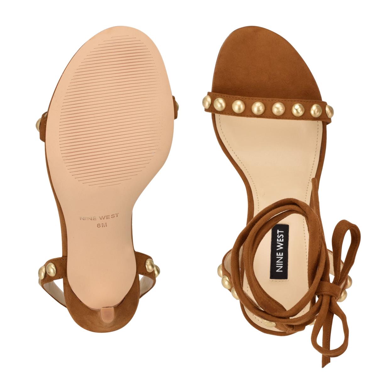 Sandalias Tacones Nine West Istelle Mujer Marrones | 3486AFLPV