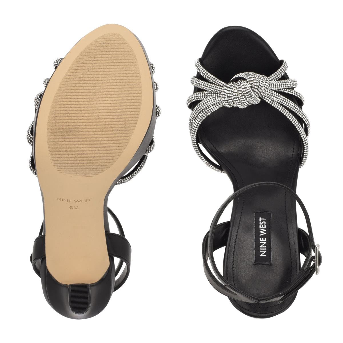 Sandalias Vestir Nine West Wowzz Plataforma Mujer Negras | 0382VKQWN