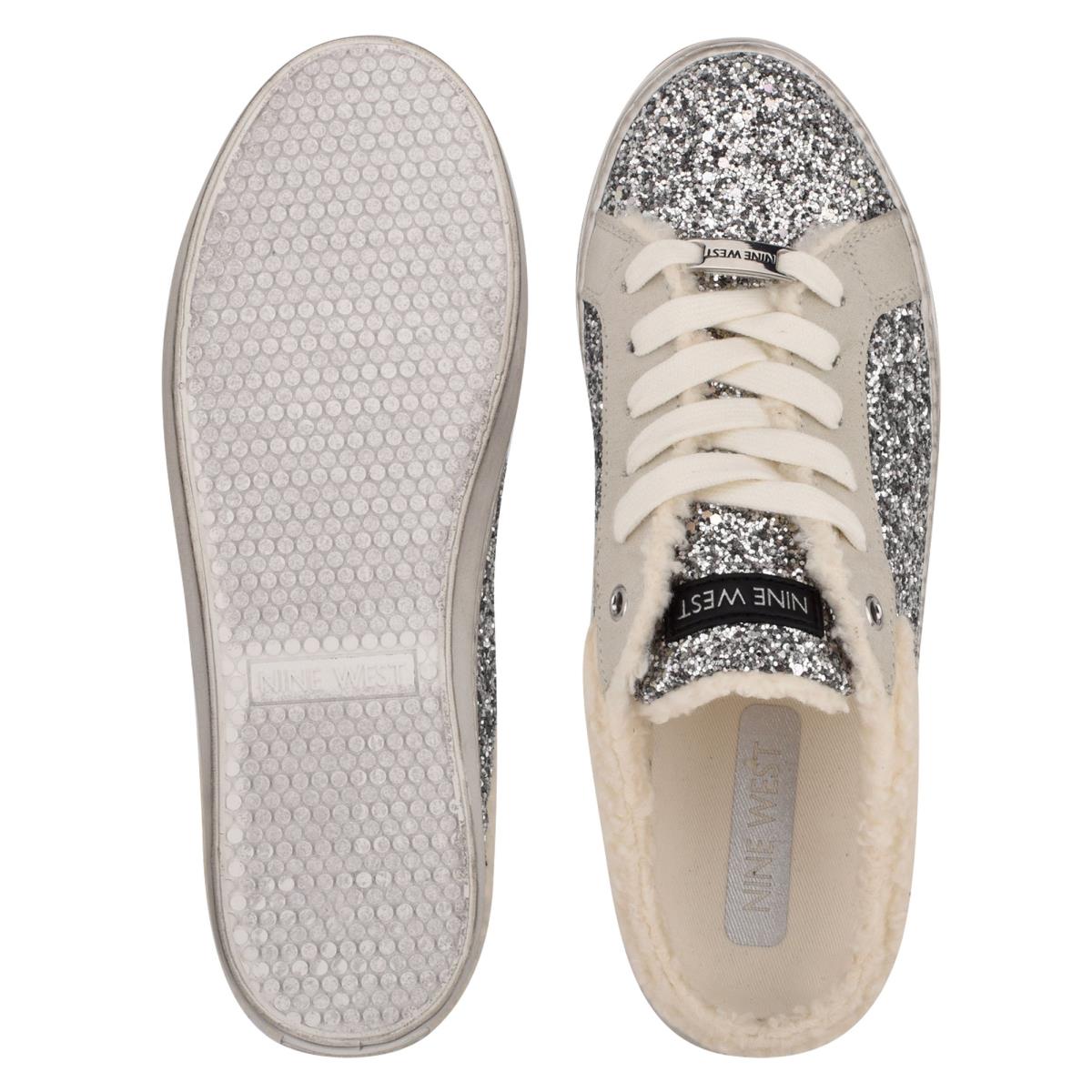 Slip On Sneaker Nine West Beezie Mujer Plateadas | 0975ORLNJ