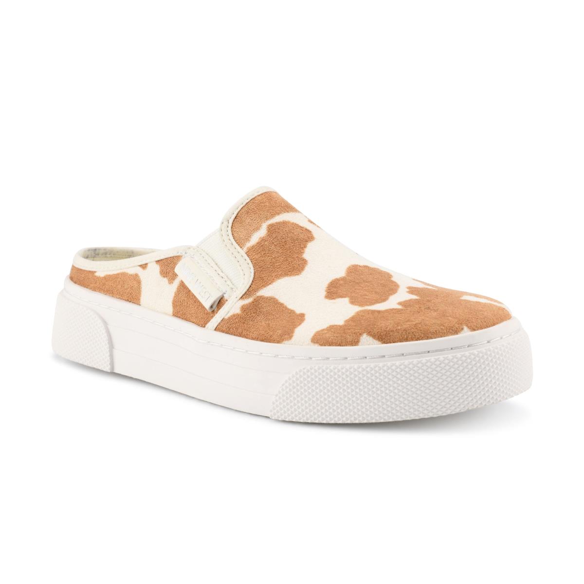 Slip On Sneaker Nine West Hayzel Mujer Marrones Blancas | 9237PABEM