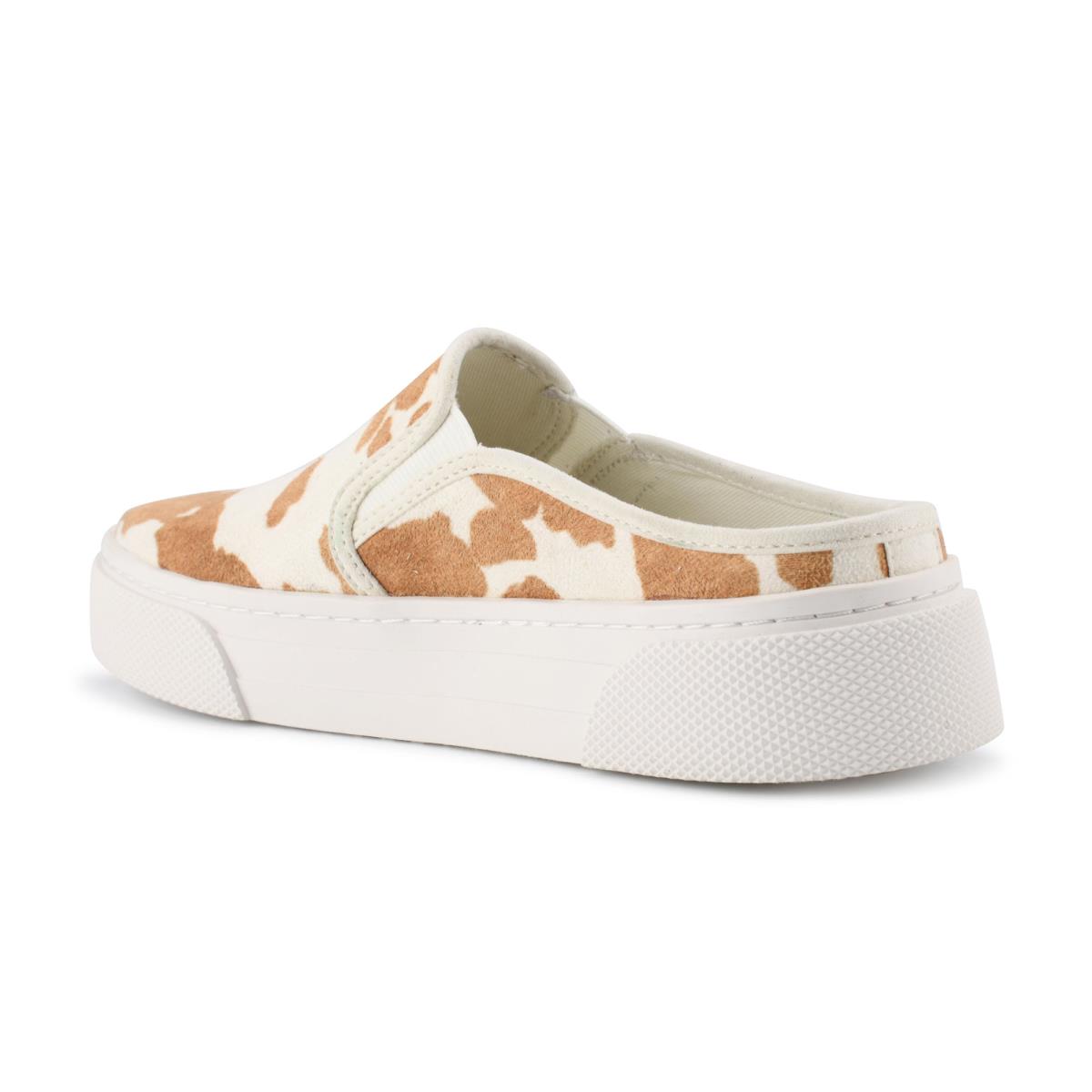 Slip On Sneaker Nine West Hayzel Mujer Marrones Blancas | 9237PABEM