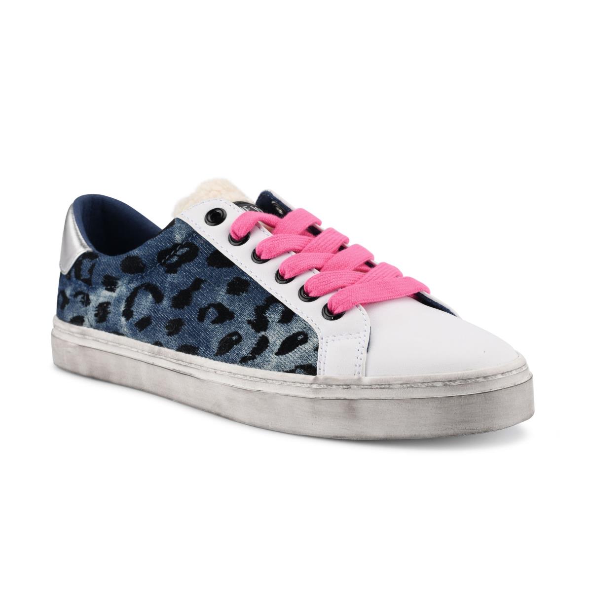 Zapatillas Casuales Nine West Best Mujer Azules Leopardo | 3274FVXLQ