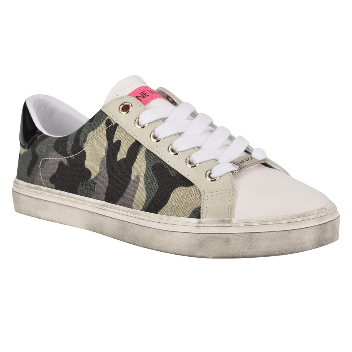 Zapatillas Casuales Nine West Best Mujer Verde Camuflaje | 6735FYPAQ