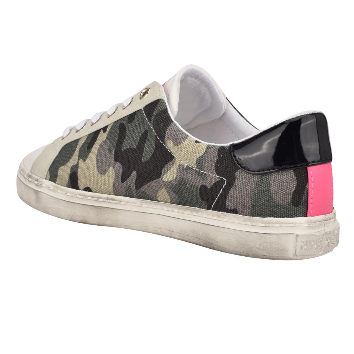 Zapatillas Casuales Nine West Best Mujer Verde Camuflaje | 6735FYPAQ