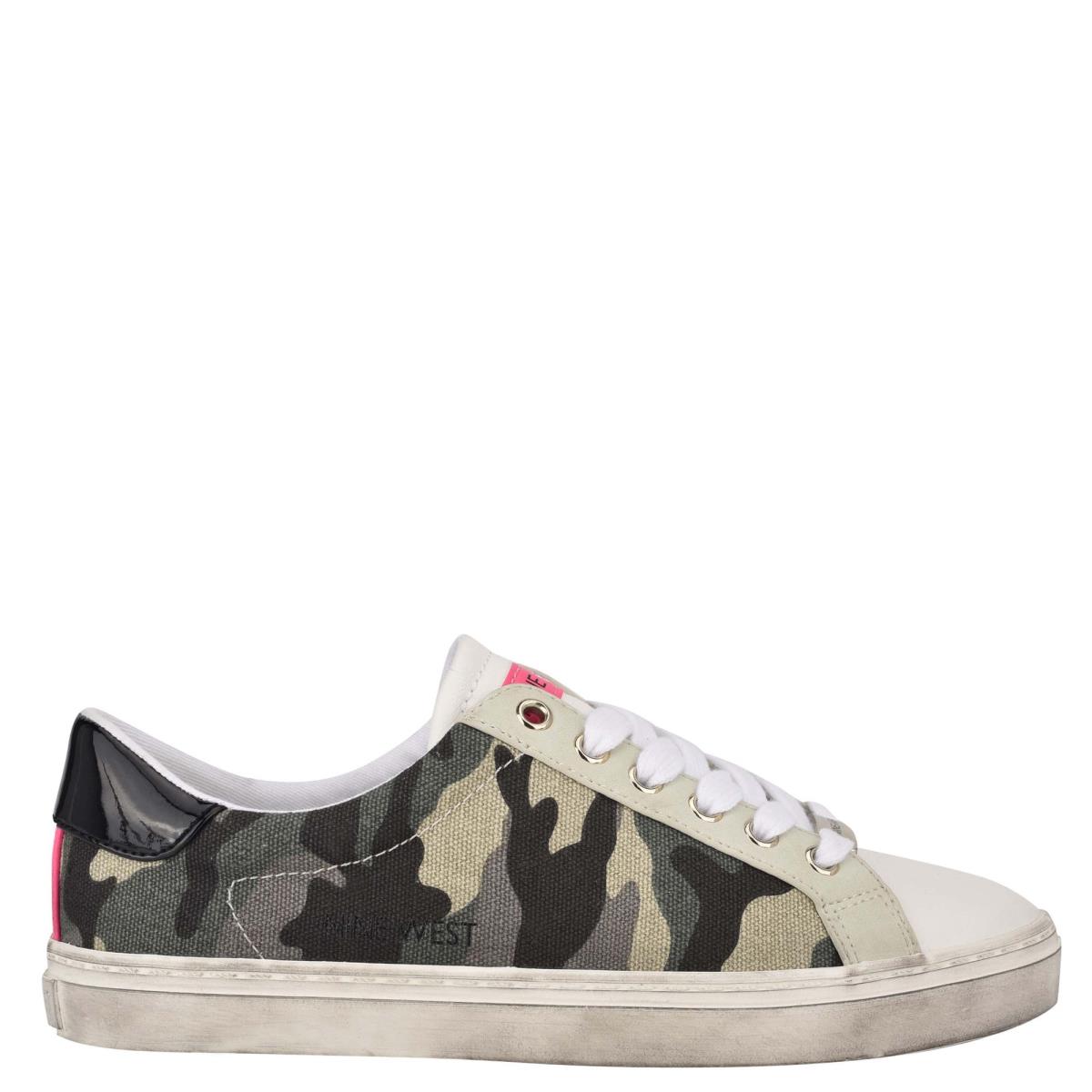 Zapatillas Casuales Nine West Best Mujer Verde Camuflaje | 6735FYPAQ