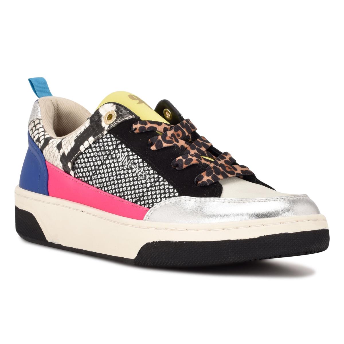 Zapatillas Nine West Elevate Sneakers Mujer Gris Multicolor | 9640AYVLT