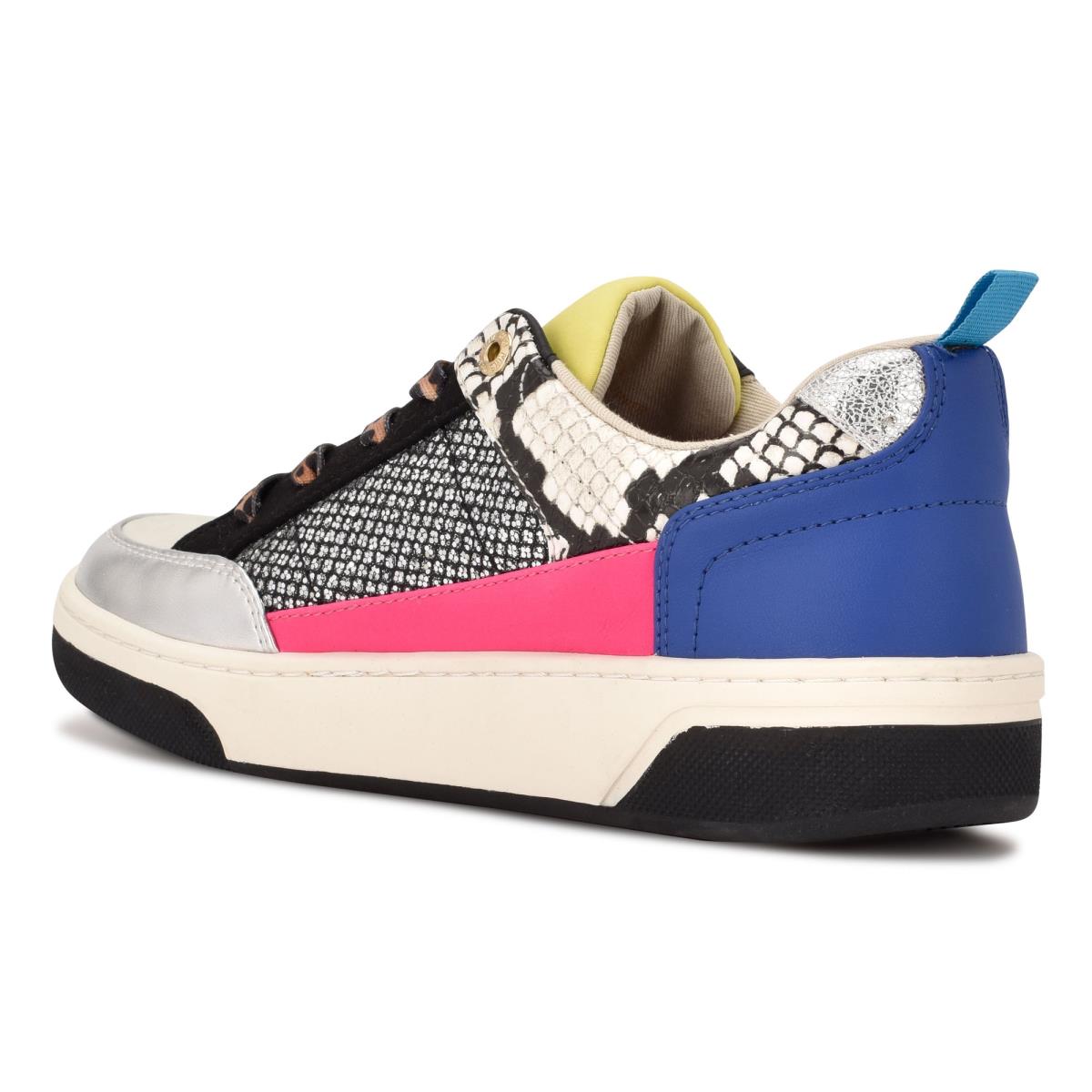 Zapatillas Nine West Elevate Sneakers Mujer Gris Multicolor | 9640AYVLT