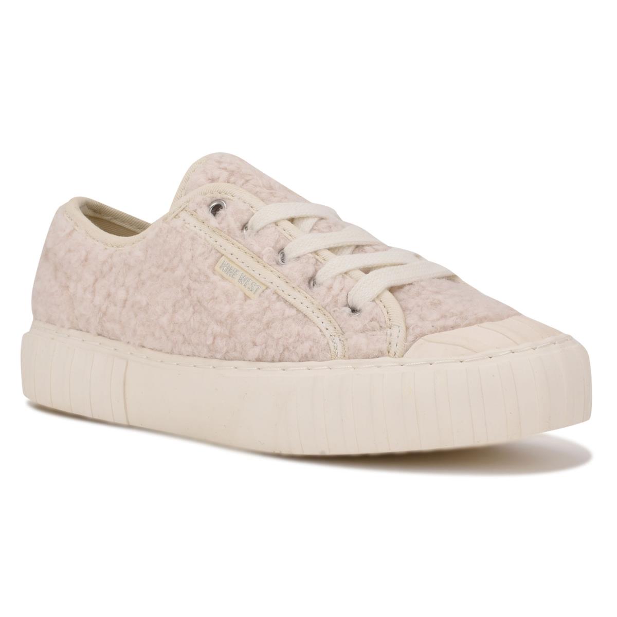 Zapatillas Nine West Hazie Sneakers Mujer Creme | 3478PHLVR