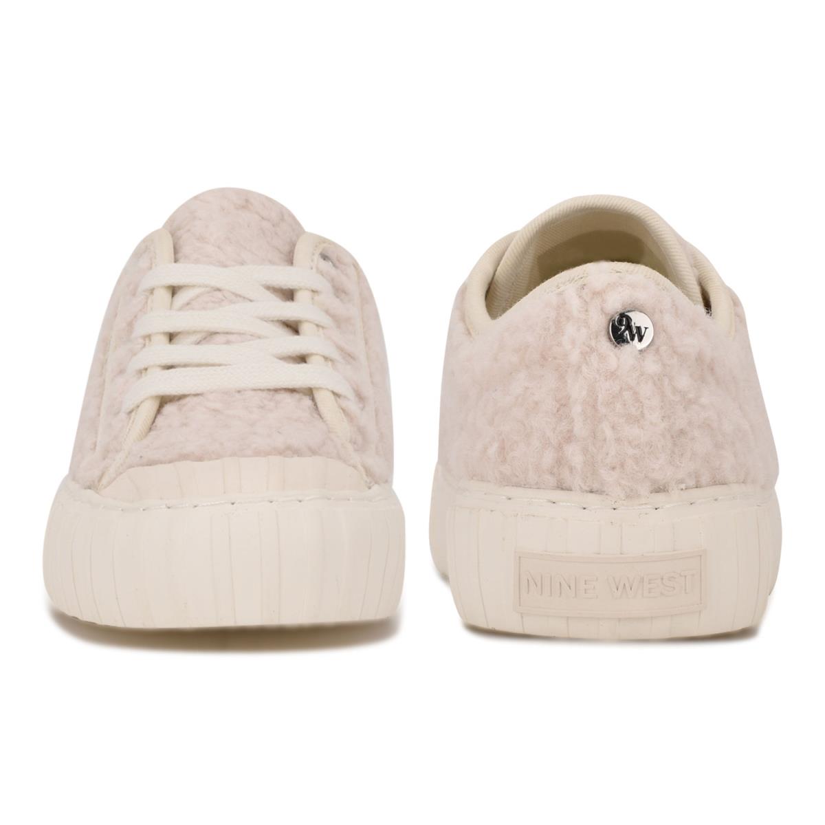 Zapatillas Nine West Hazie Sneakers Mujer Creme | 3478PHLVR