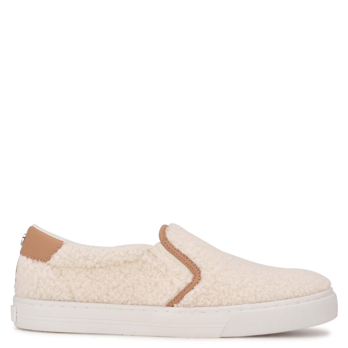 Zapatillas Sin Cordones Nine West Lala Mujer Creme | 1738TDOSN