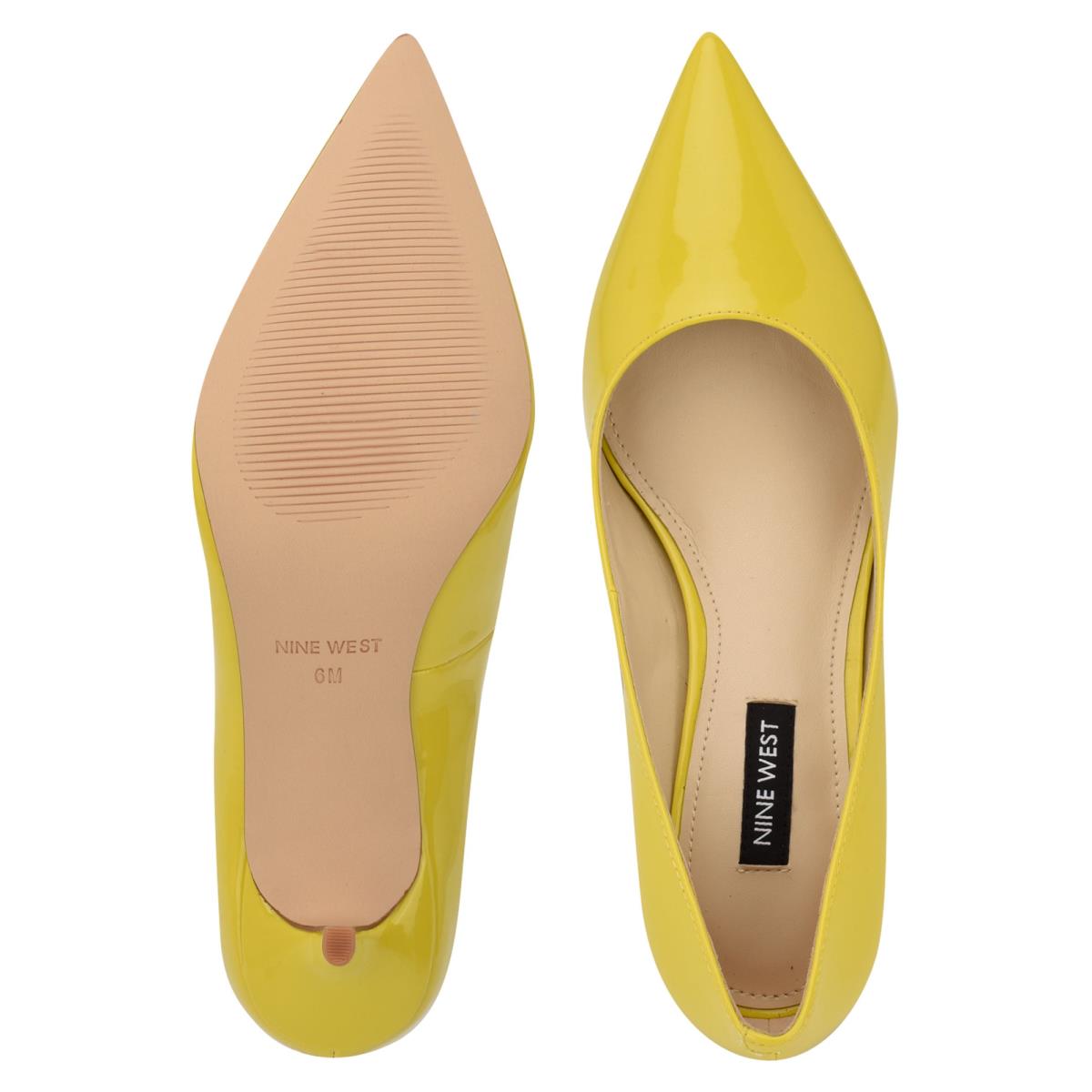 Zapatos De Salon Nine West Arlene Pointy Puntera Mujer Amarillo | 2675ZJHOL