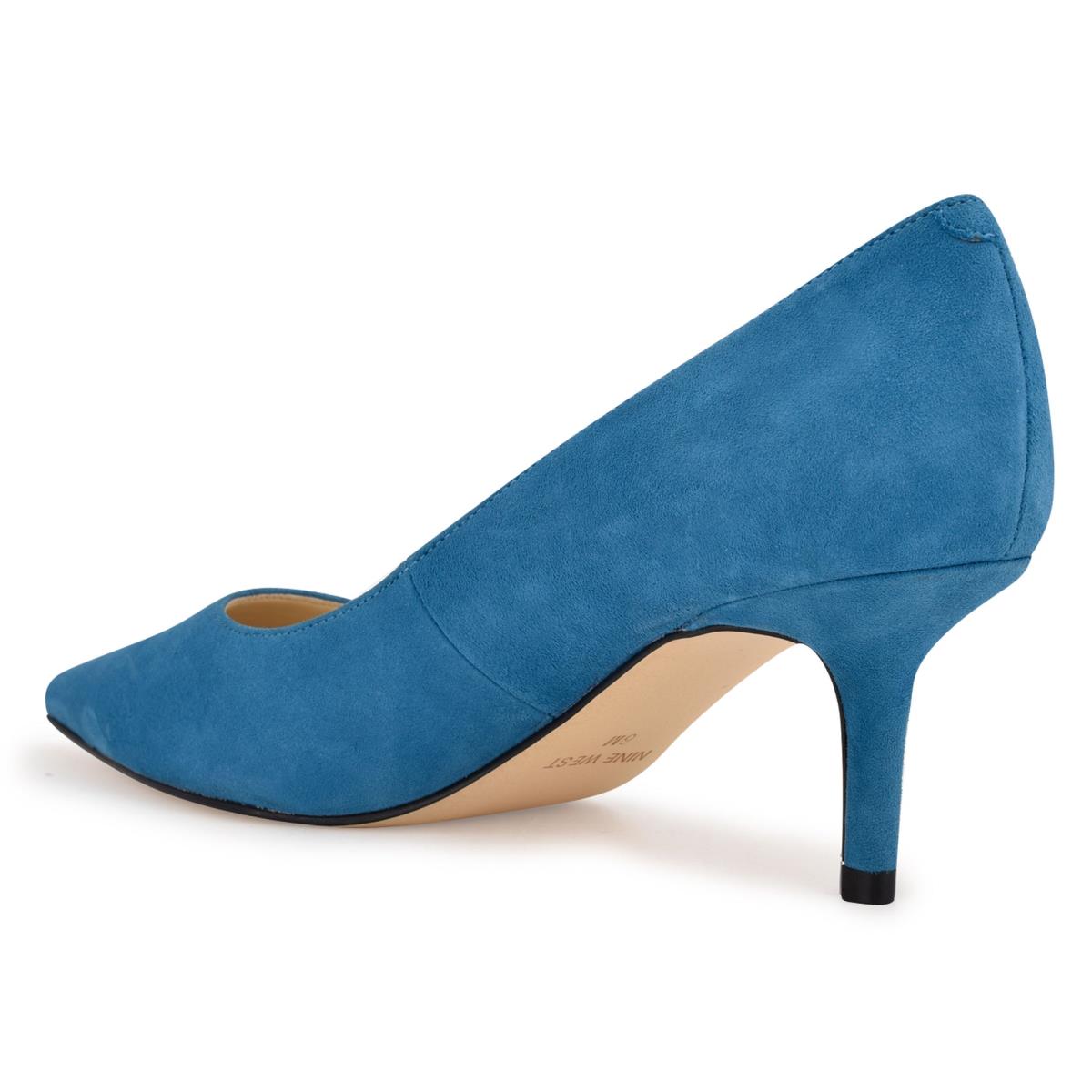 Zapatos De Salon Nine West Arlene Pointy Puntera Mujer Turquesa | 3158CRTKV