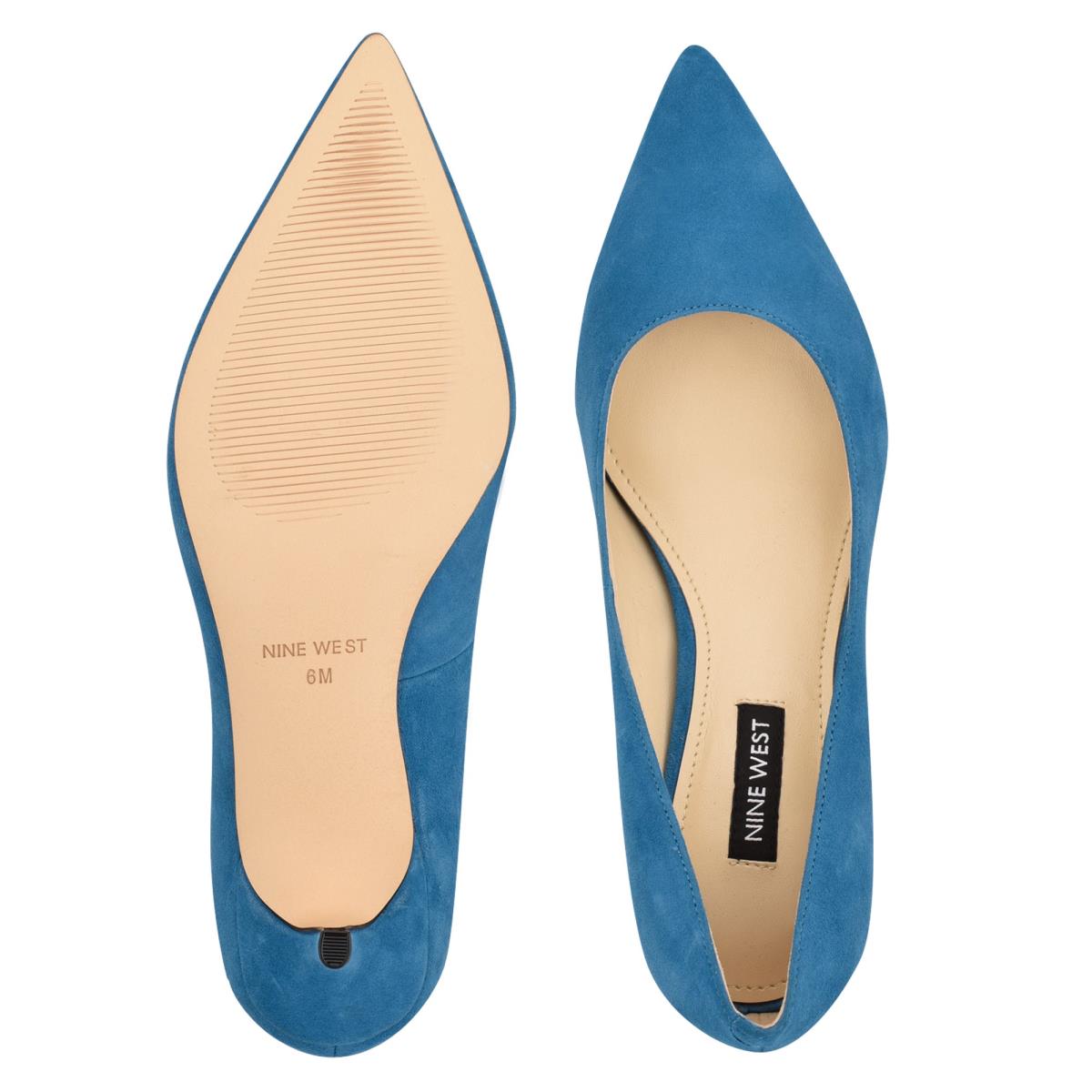 Zapatos De Salon Nine West Arlene Pointy Puntera Mujer Turquesa | 3158CRTKV