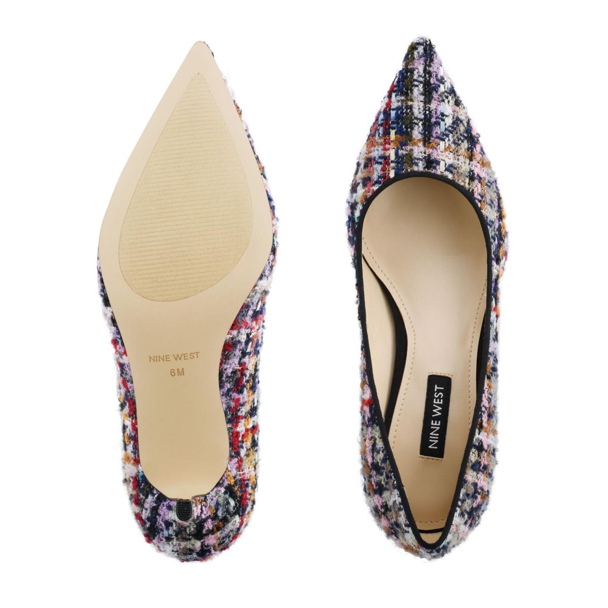 Zapatos De Salon Nine West Arlene Pointy Puntera Mujer Azules Multicolor | 7904HNGUZ