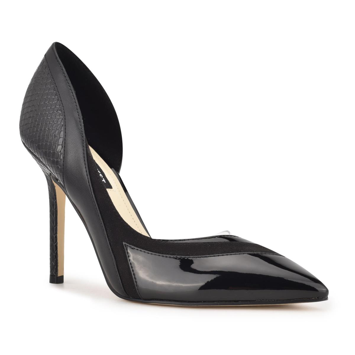 Zapatos De Salon Nine West Behave Pointy Puntera Mujer Negras | 9830TVELS