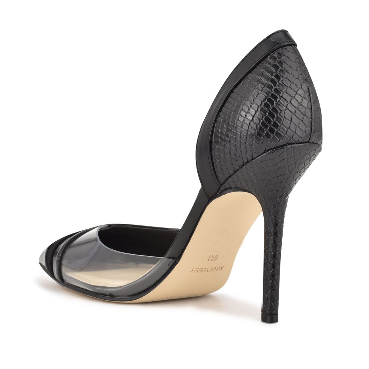 Zapatos De Salon Nine West Behave Pointy Puntera Mujer Negras | 9830TVELS