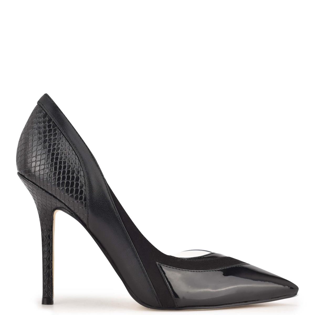 Zapatos De Salon Nine West Behave Pointy Puntera Mujer Negras | 9830TVELS