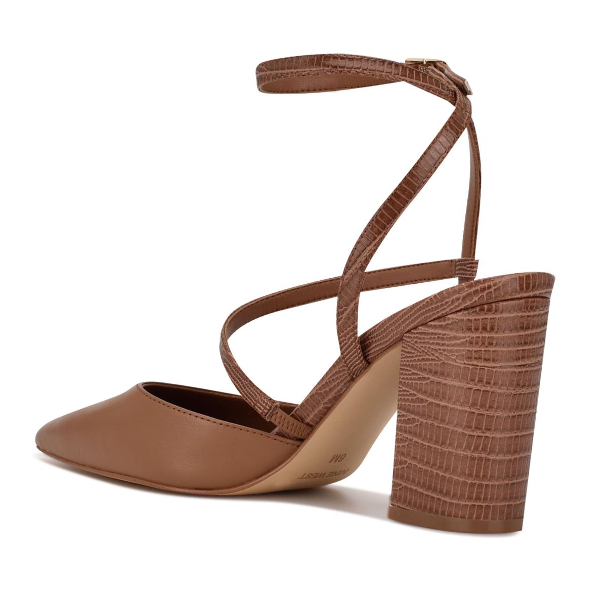 Zapatos De Salon Nine West Collette Vestido Mujer Marrones | 4825JPQHC