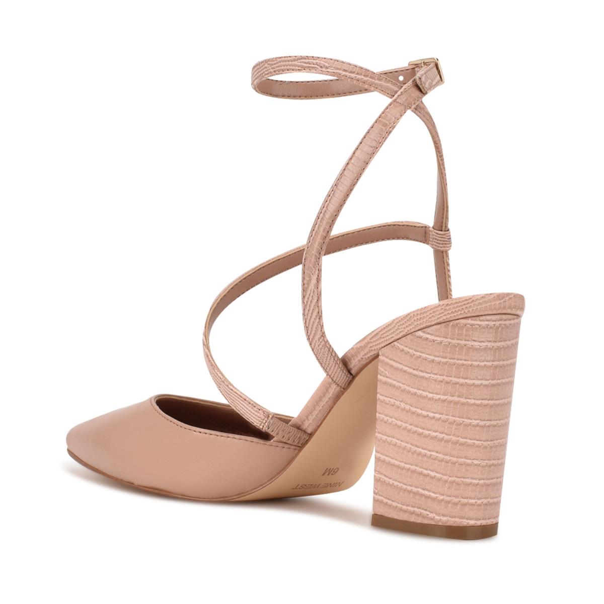 Zapatos De Salon Nine West Collette Vestido Mujer Beige Claro | 7591NIATV