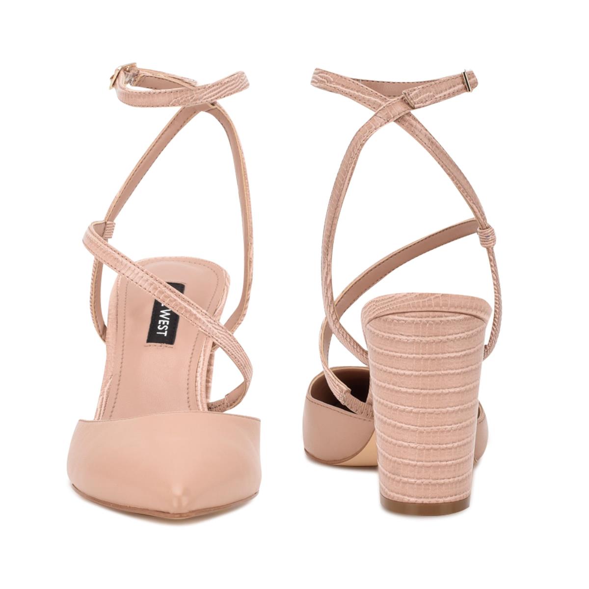 Zapatos De Salon Nine West Collette Vestido Mujer Beige Claro | 7591NIATV