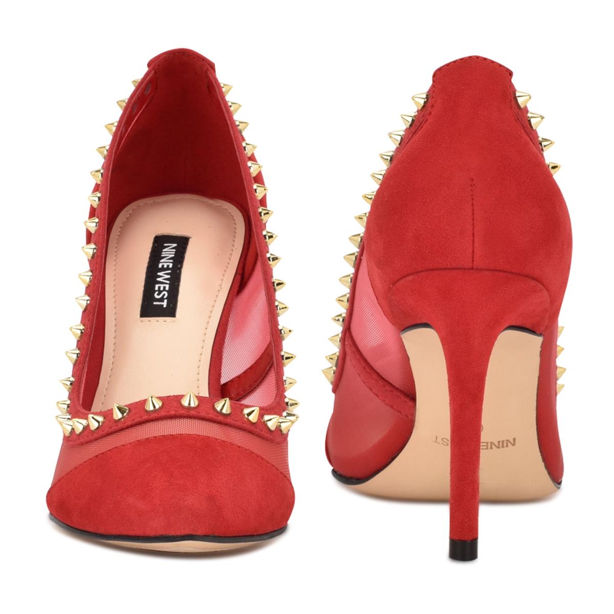 Zapatos De Salon Nine West Erian Pointy Puntera Mujer Rojas | 8927QRXDC