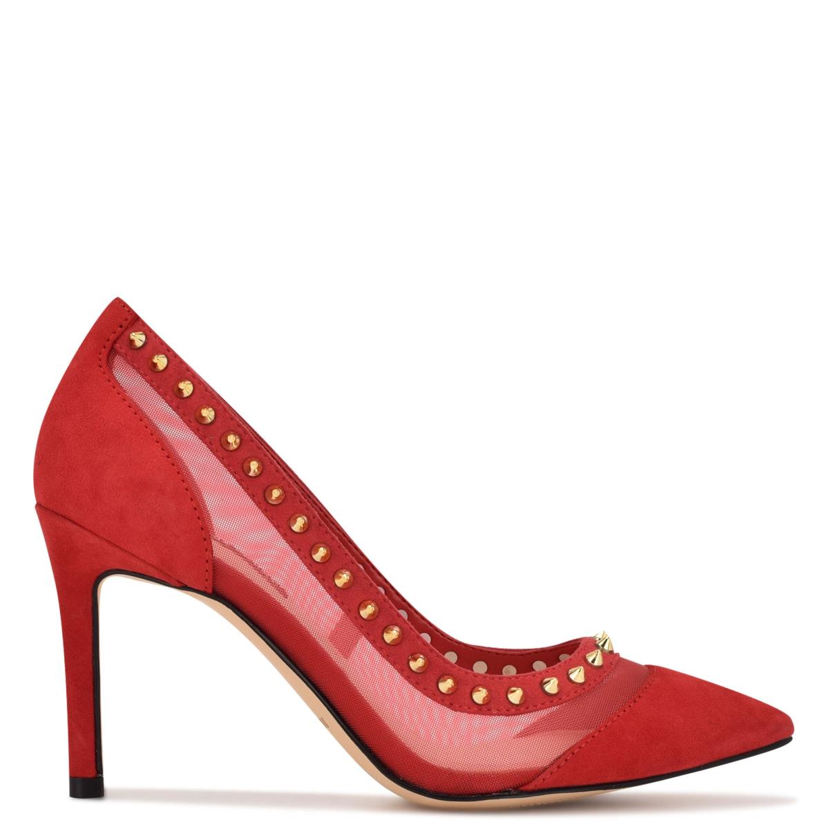 Zapatos De Salon Nine West Erian Pointy Puntera Mujer Rojas | 8927QRXDC