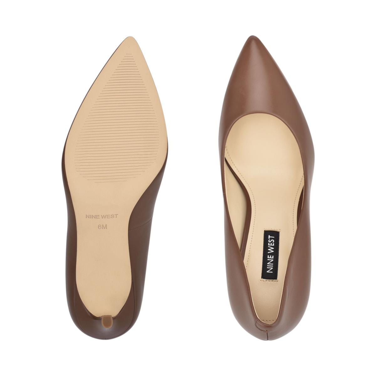 Zapatos De Salon Nine West Ezra Pointy Puntera Mujer Marrones | 2408SHCWM