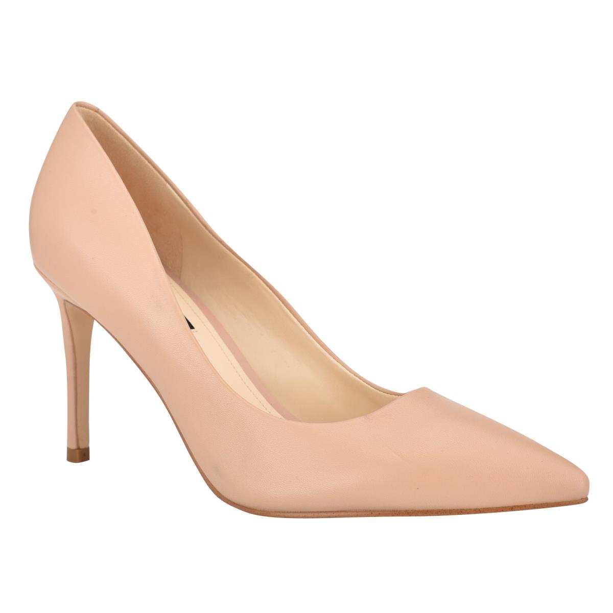 Zapatos De Salon Nine West Ezra Pointy Puntera Mujer Beige | 5068UBDRV