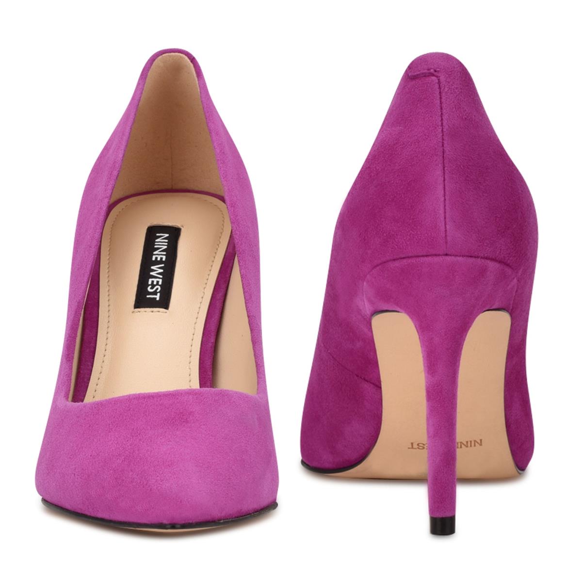 Zapatos De Salon Nine West Ezra Pointy Puntera Mujer Moradas | 7610VIBLU