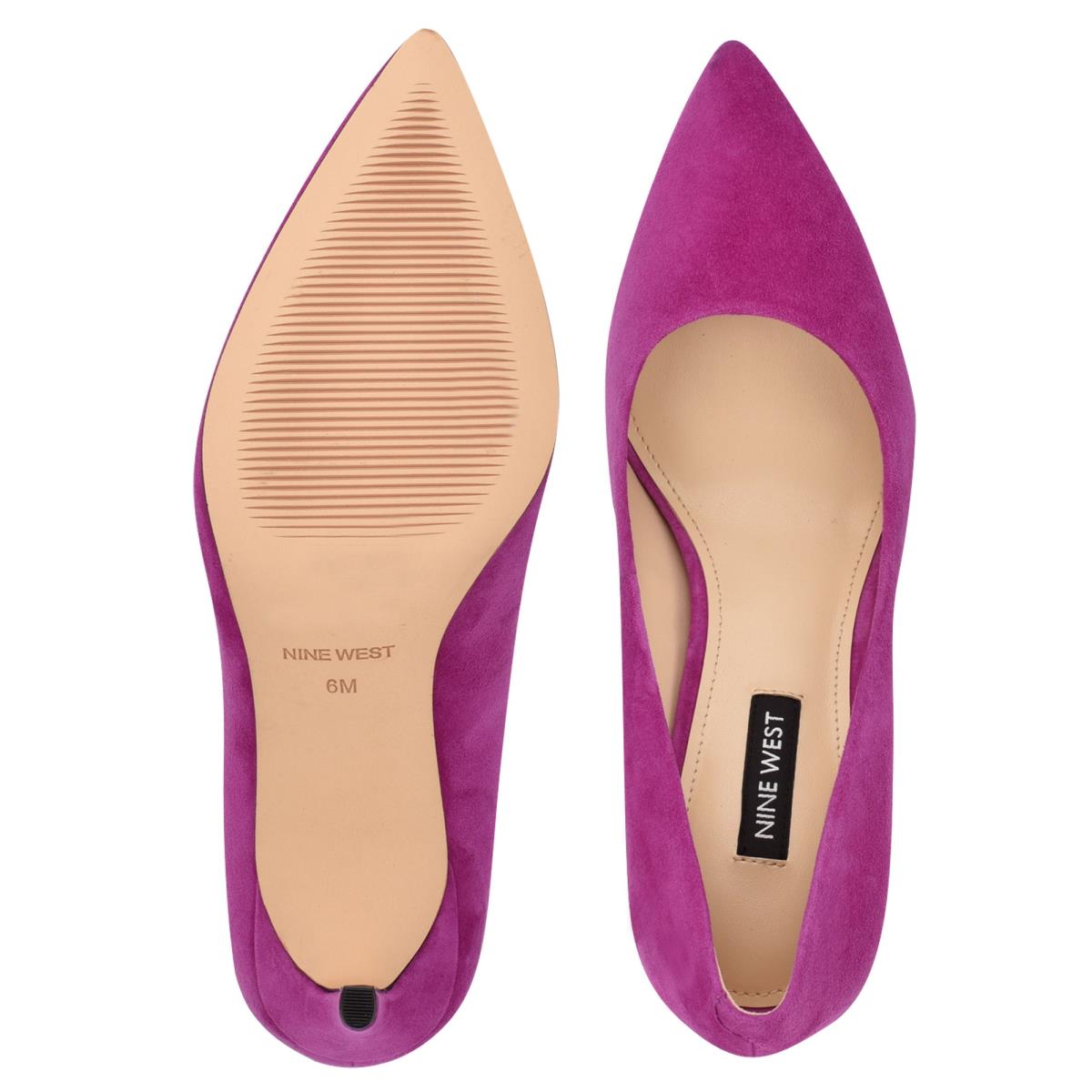 Zapatos De Salon Nine West Ezra Pointy Puntera Mujer Moradas | 7610VIBLU