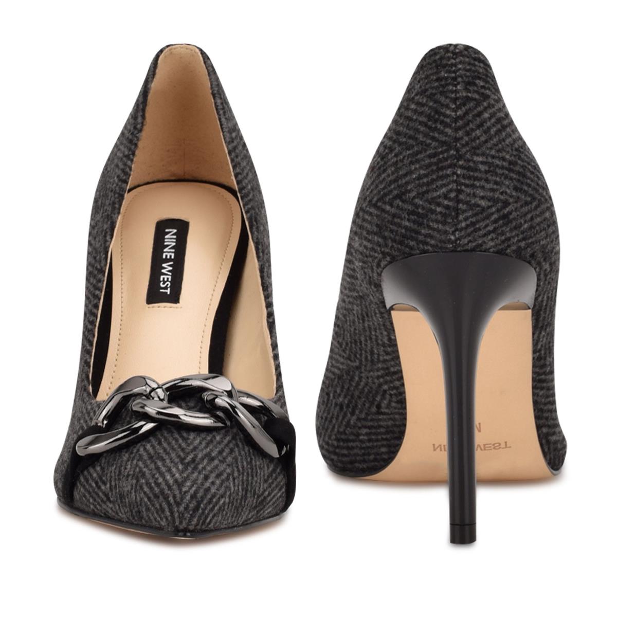 Zapatos De Salon Nine West Ezzie Pointy Puntera Mujer Gris | 1072CEBKN