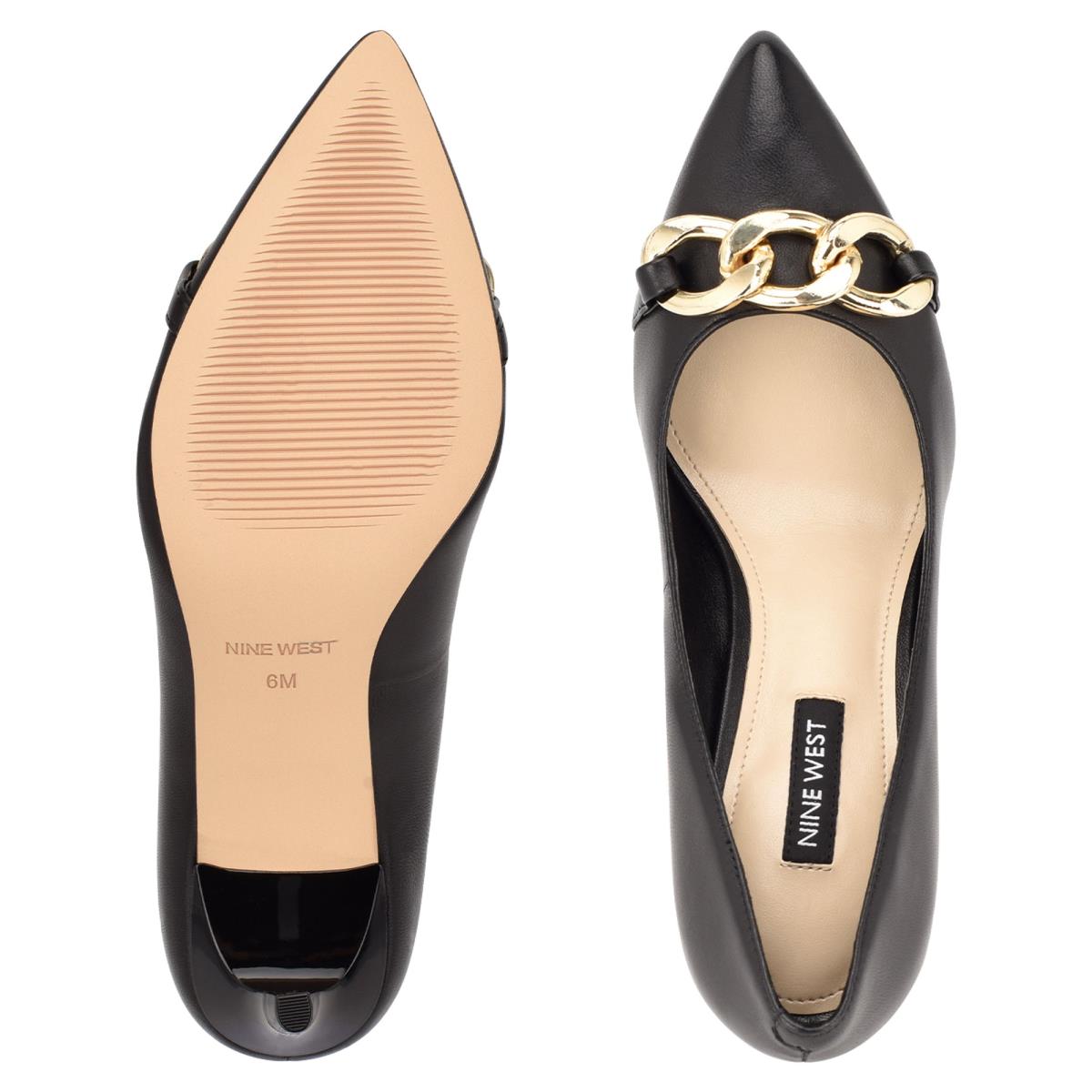 Zapatos De Salon Nine West Ezzie Pointy Puntera Mujer Negras | 8579NPBLQ