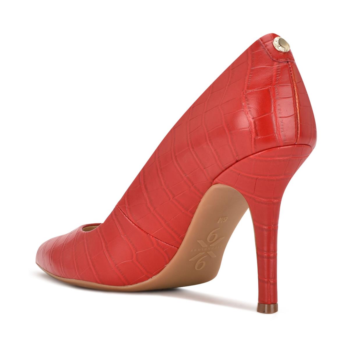 Zapatos De Salon Nine West Fifth 9x9 Pointy Puntera Mujer Rojas | 1865NXPST