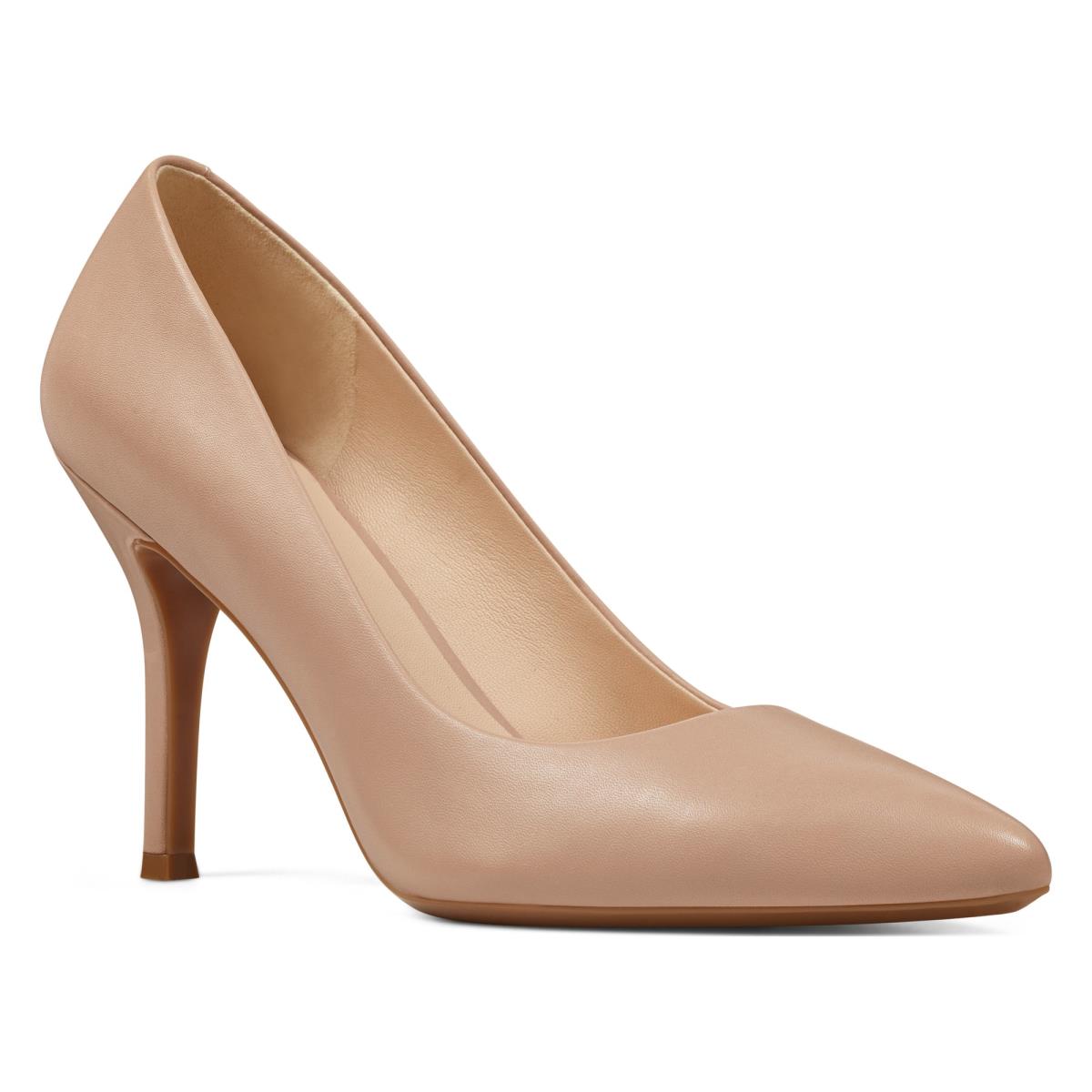 Zapatos De Salon Nine West Fifth 9x9 Pointy Puntera Mujer Beige | 7046GCDAP