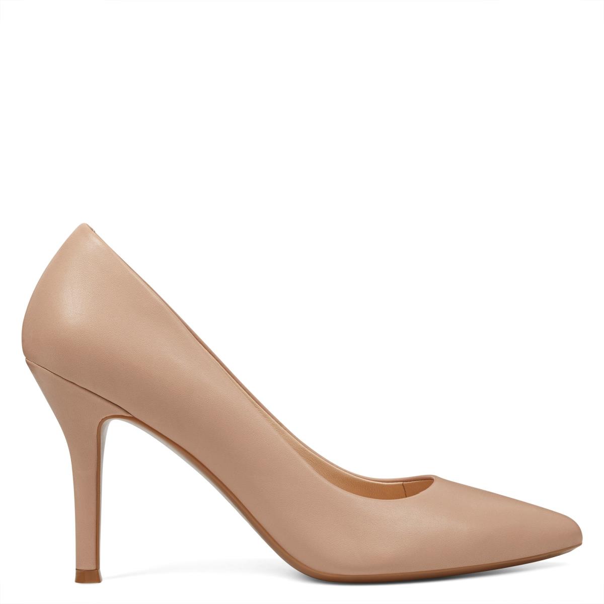 Zapatos De Salon Nine West Fifth 9x9 Pointy Puntera Mujer Beige | 7046GCDAP