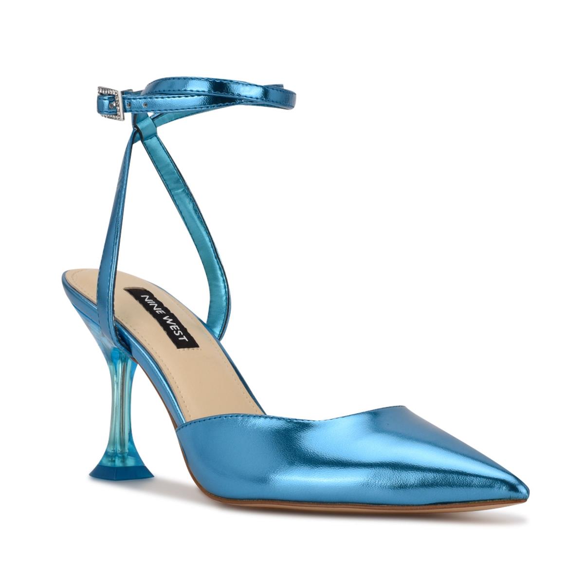 Zapatos De Salon Nine West Harlowe Ankle Correa Mujer Azules | 3697LNQJO