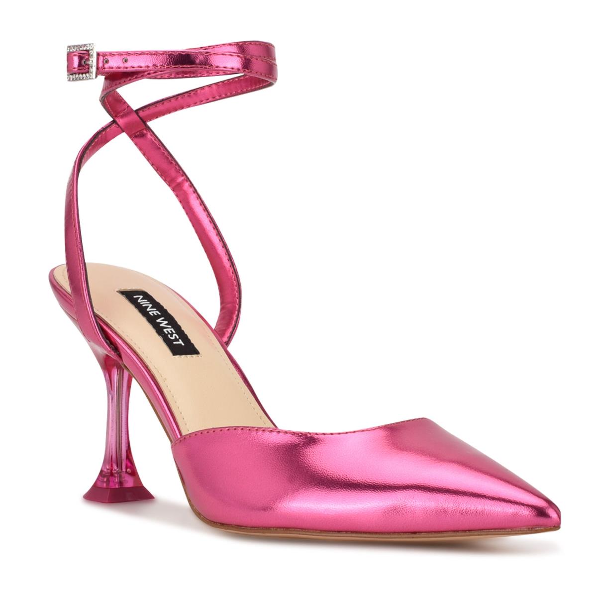 Zapatos De Salon Nine West Harlowe Ankle Correa Mujer Rosas | 4289LWGBS