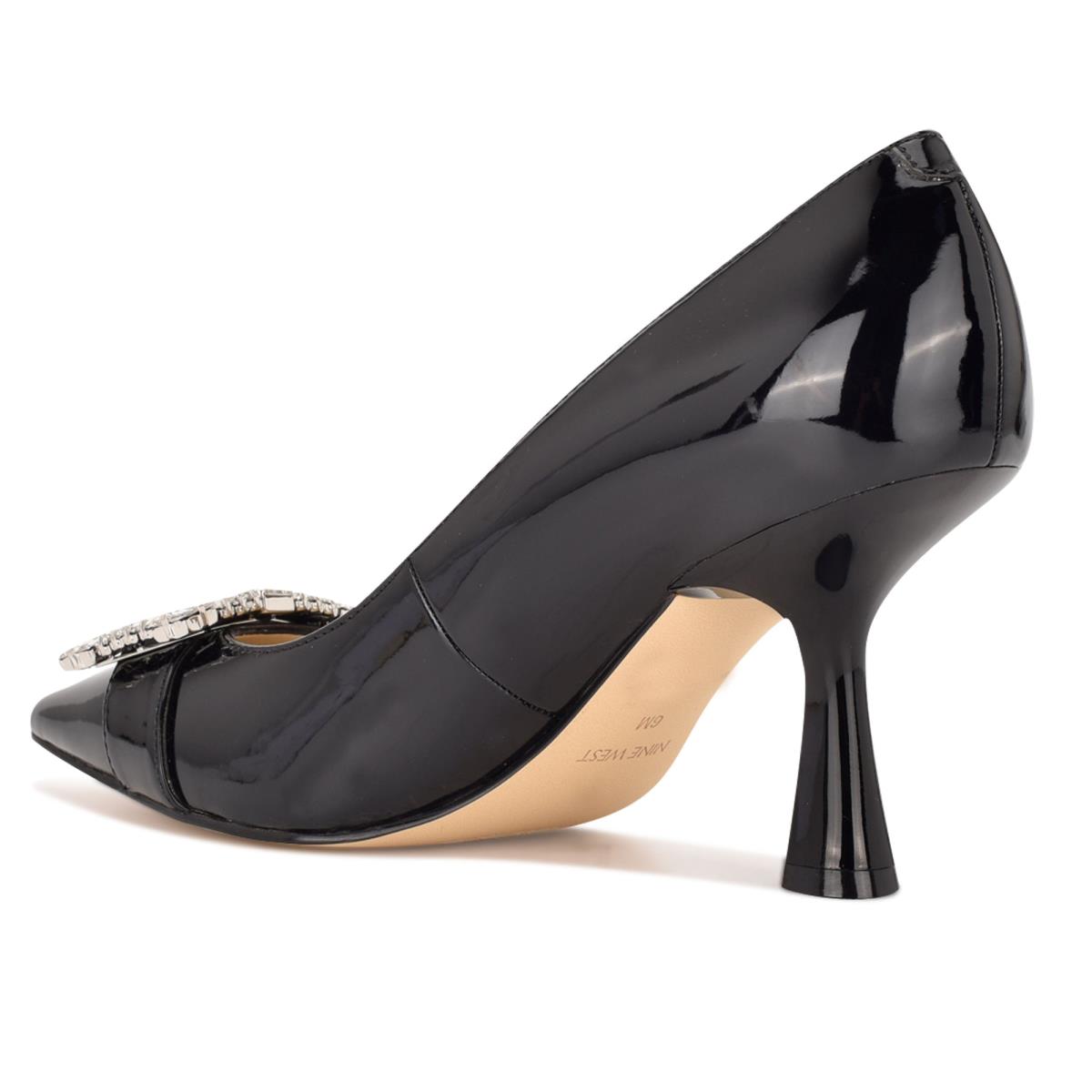 Zapatos De Salon Nine West Helyn Pointy Puntera Mujer Negras | 5069MCINP