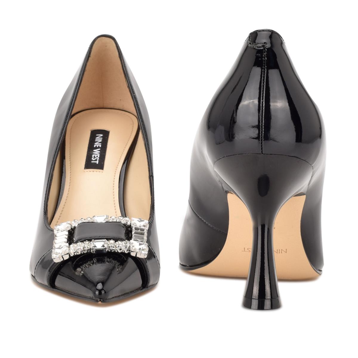 Zapatos De Salon Nine West Helyn Pointy Puntera Mujer Negras | 5069MCINP