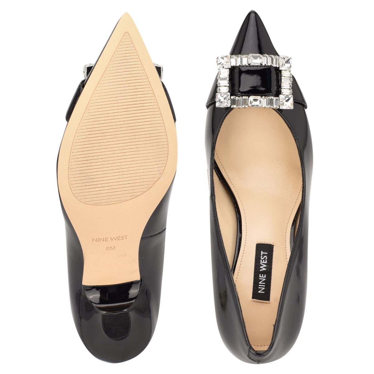 Zapatos De Salon Nine West Helyn Pointy Puntera Mujer Negras | 5069MCINP