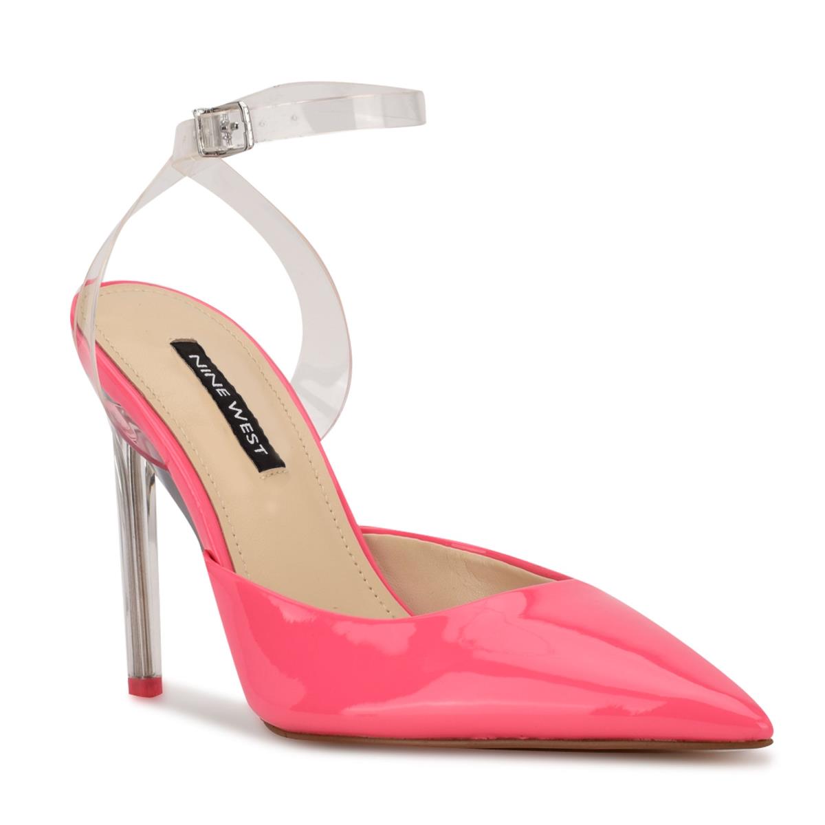 Zapatos De Salon Nine West Sparkea Ankle Correa Mujer Rosas | 7834ELHAO