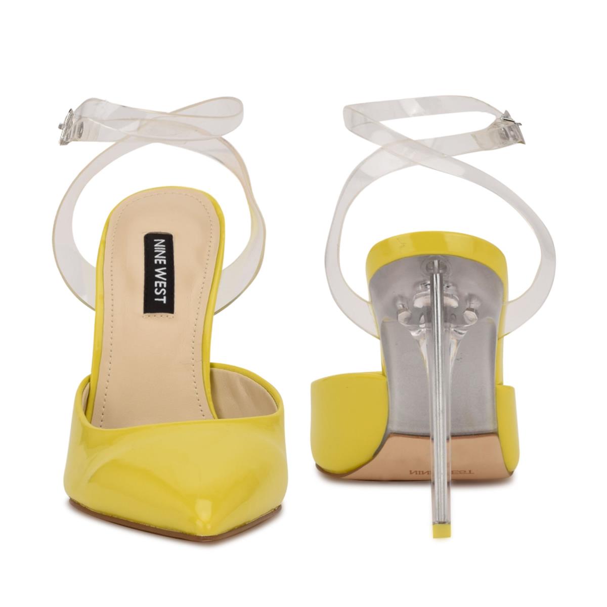 Zapatos De Salon Nine West Sparkea Ankle Correa Mujer Amarillo | 8063GKCBV