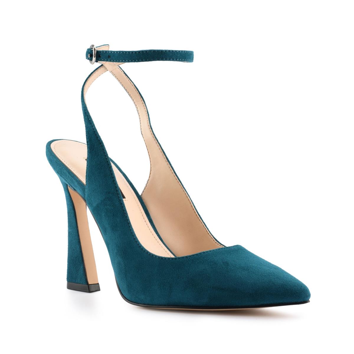 Zapatos De Salon Nine West Tabita Ankle Correa Vestido Mujer Verde Oliva | 4236WVZFE