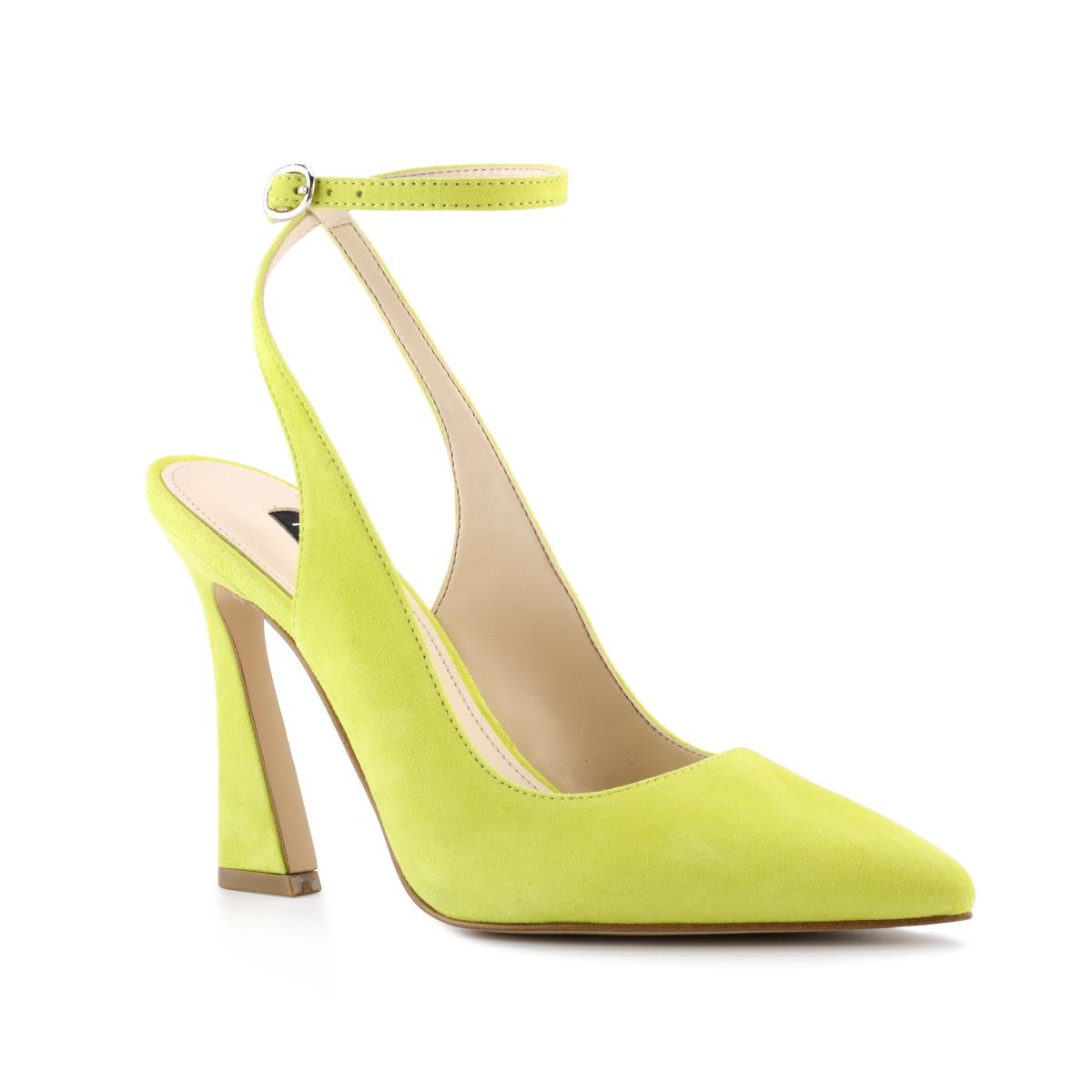 Zapatos De Salon Nine West Tabita Ankle Correa Vestido Mujer Amarillo | 8921TMXEB